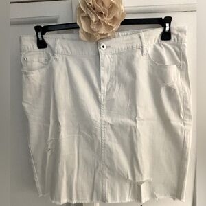 Kate & Charlie White Skirt 16W